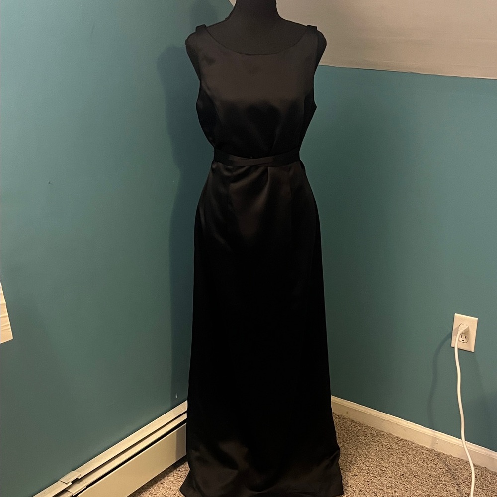 Vintage Watters and Watters Black Maxi Dress Size 10